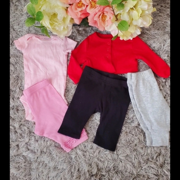 Other - Baby Girls 5 Piece Clothing Bundle